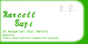 marcell buzi business card